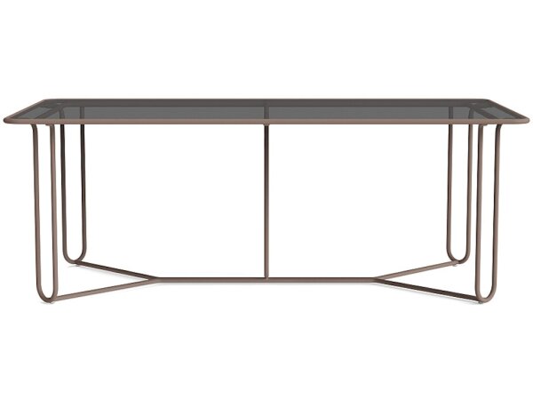 43" X 77" Glass Top Dining Table - Image 5