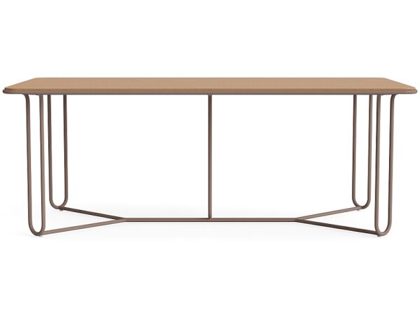 43" X 77" Teak Top Dining Table - Image 3
