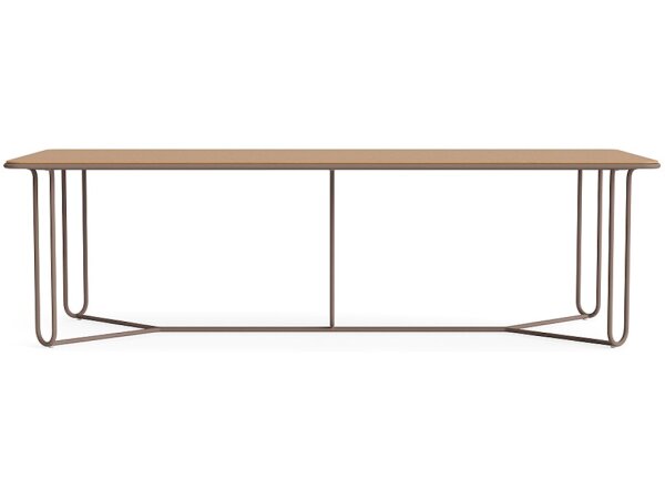 43" X 97" Teak Top Dining Table - Image 3