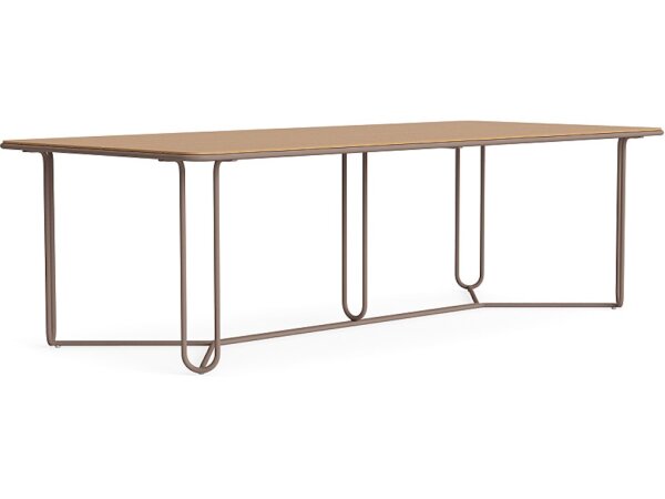 43" X 97" Teak Top Dining Table - Image 4