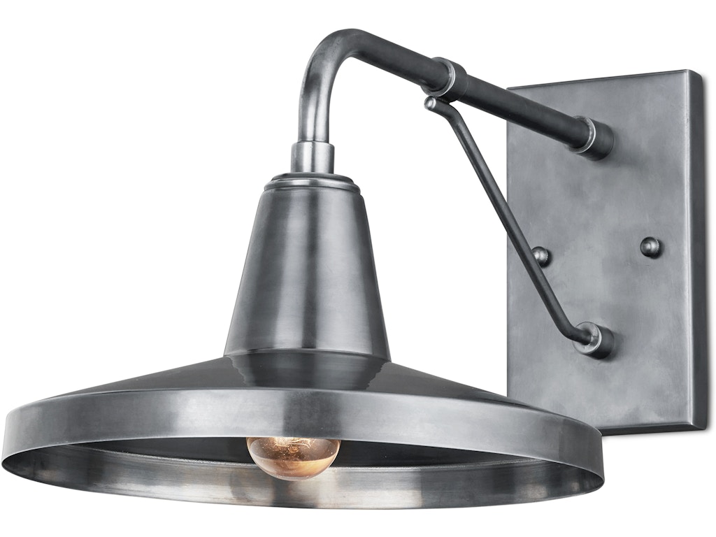 Mariner Silver Outdoor Wall Sconce