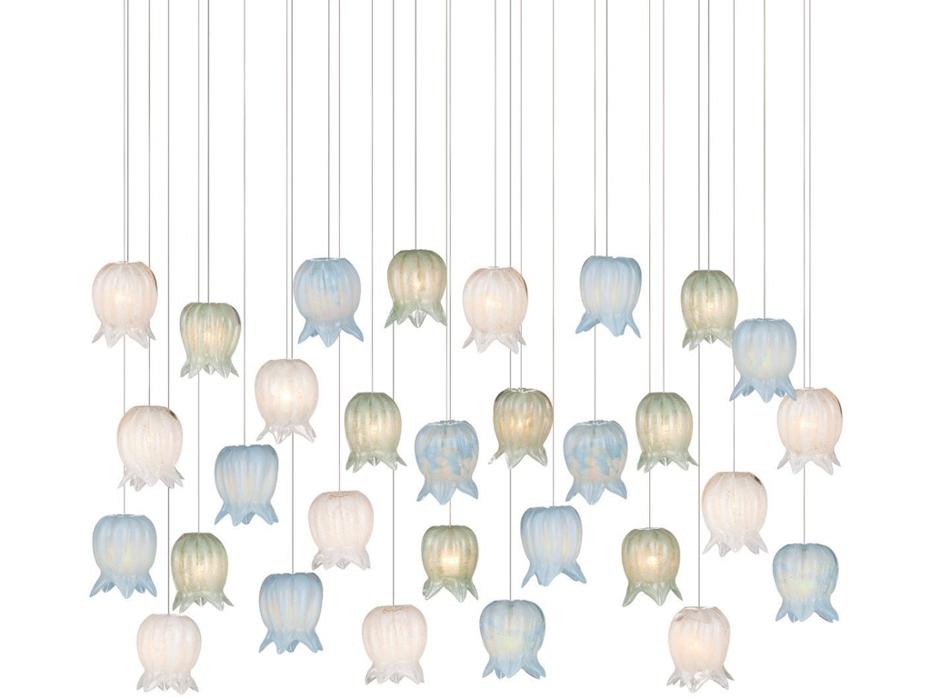 Polpo Misto 30-Light Linear Multi-Drop Pendant