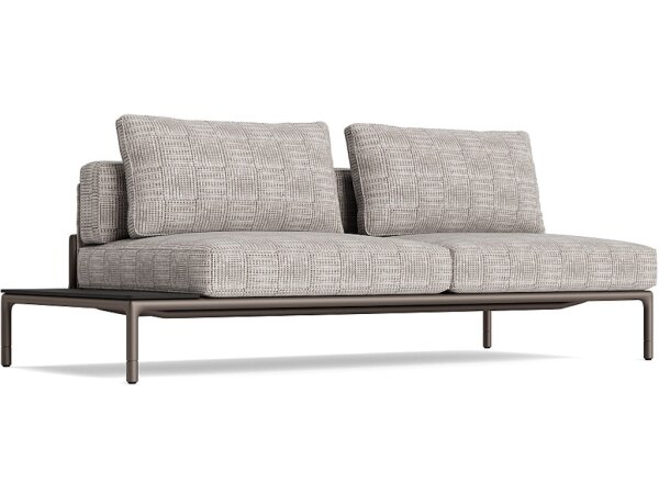 Armless Sectional with Left Table