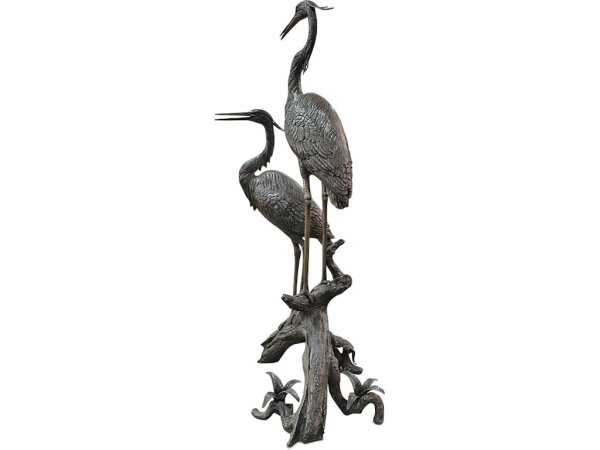 Herons on Branch Bronze - Image 5