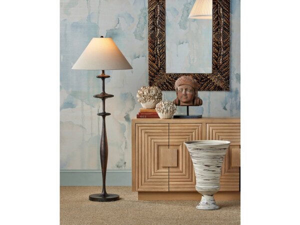 Jejune Beige Large Footed Vase - Image 5