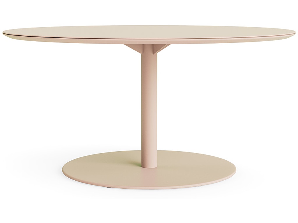 60" Round Solid Top Dining Table