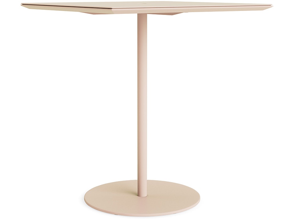 36" Square Solid Top Dining Umbrella Table
