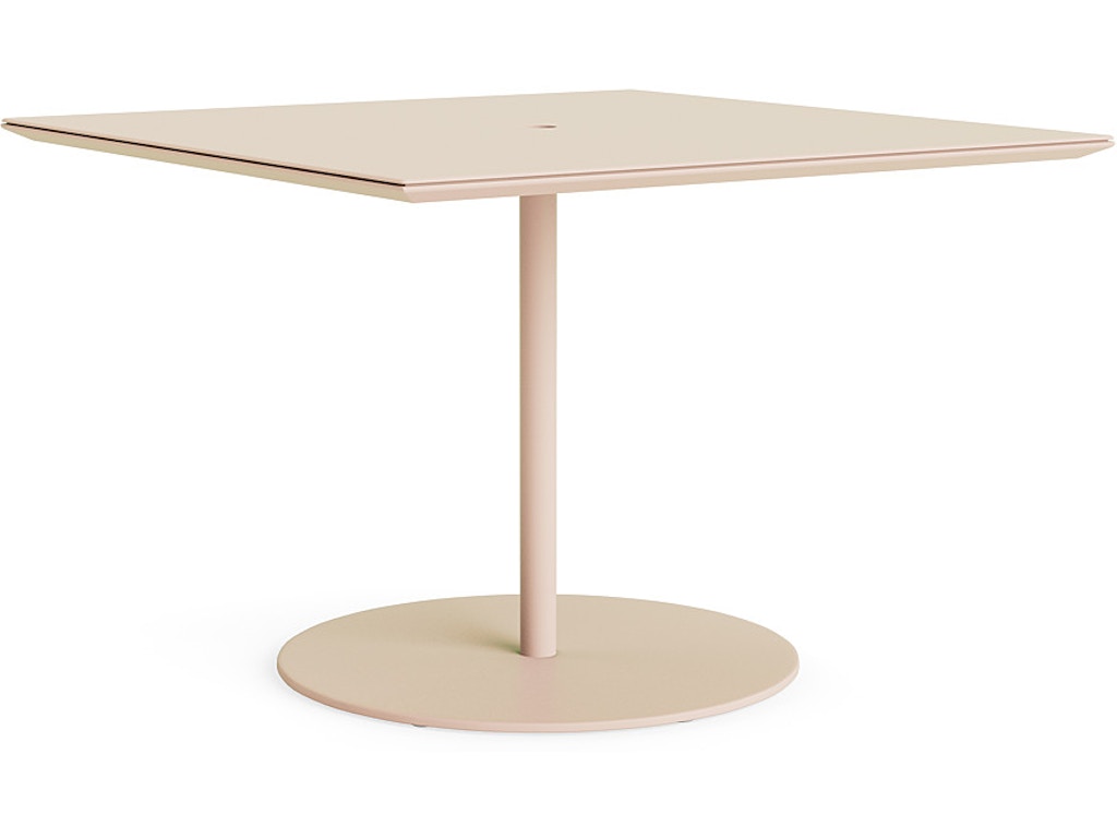 42" Square Solid Top Dining Umbrella Table