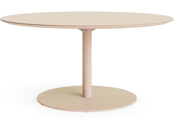 60" Round Solid Top Dining Umbrella Table - Image 3