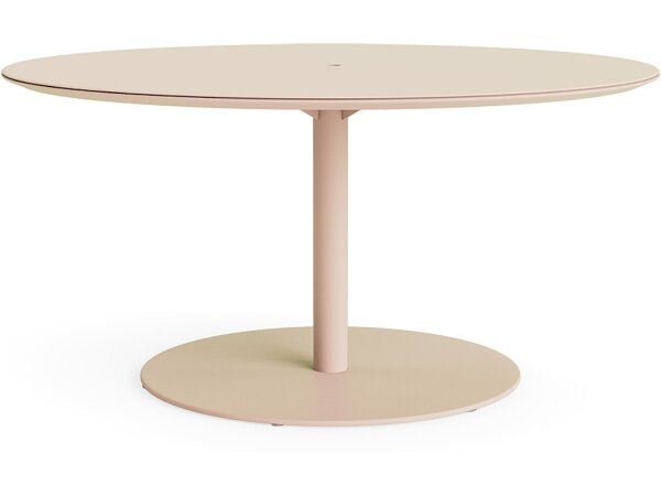 60" Round Solid Top Dining Umbrella Table - Image 4