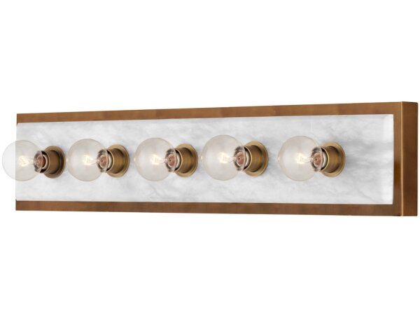 Berdine Large Brass Wall Sconce - Image 4