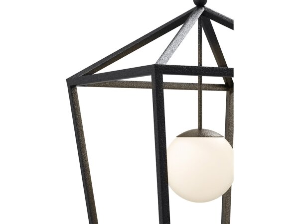Denison Large Black Outdoor Lantern - Image 3