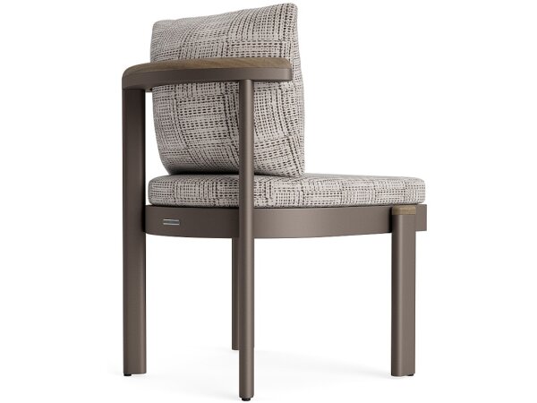 Dining Side Chair with Teak - Image 4