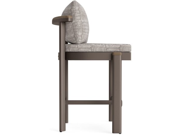 Bar Stool with Teak - Image 3