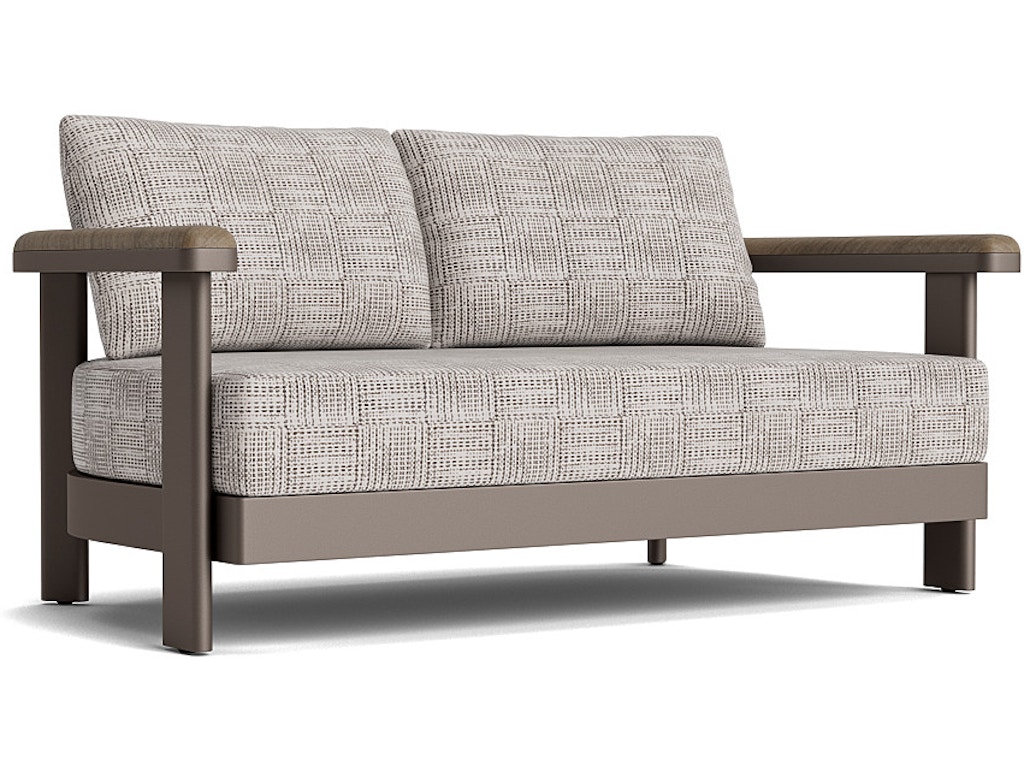 Loveseat with Teak