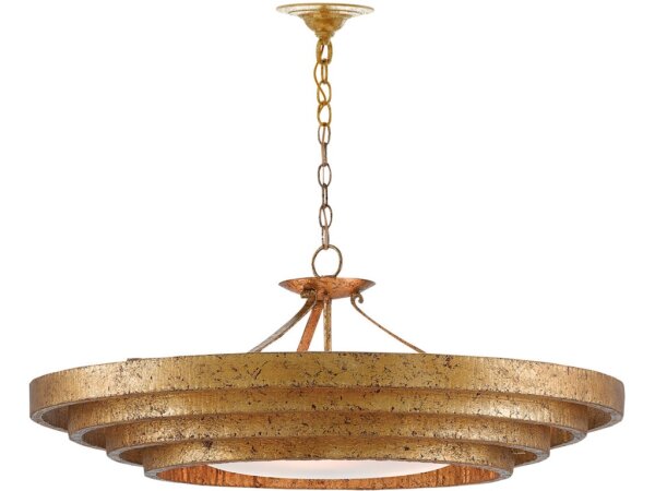 Belle Gold Chandelier - Image 4