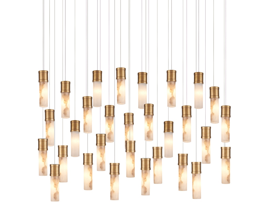 Cannula 30-Light Linear Multi-Drop Pendant
