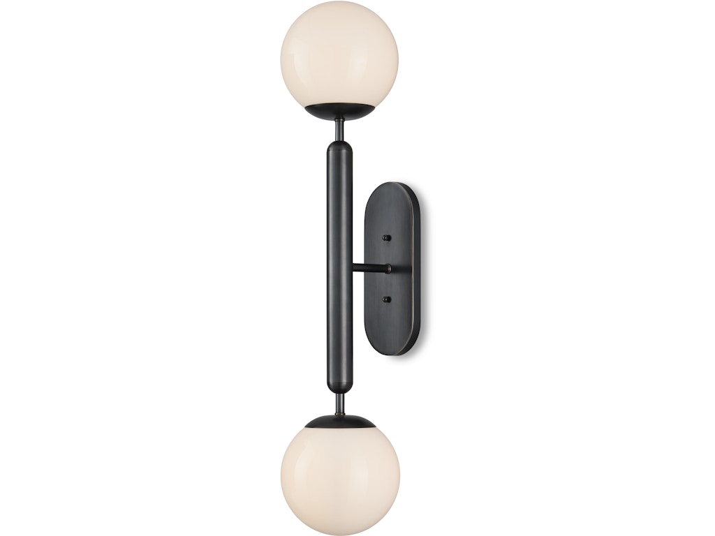Barbican Double-Light Bronze Wall Sconce
