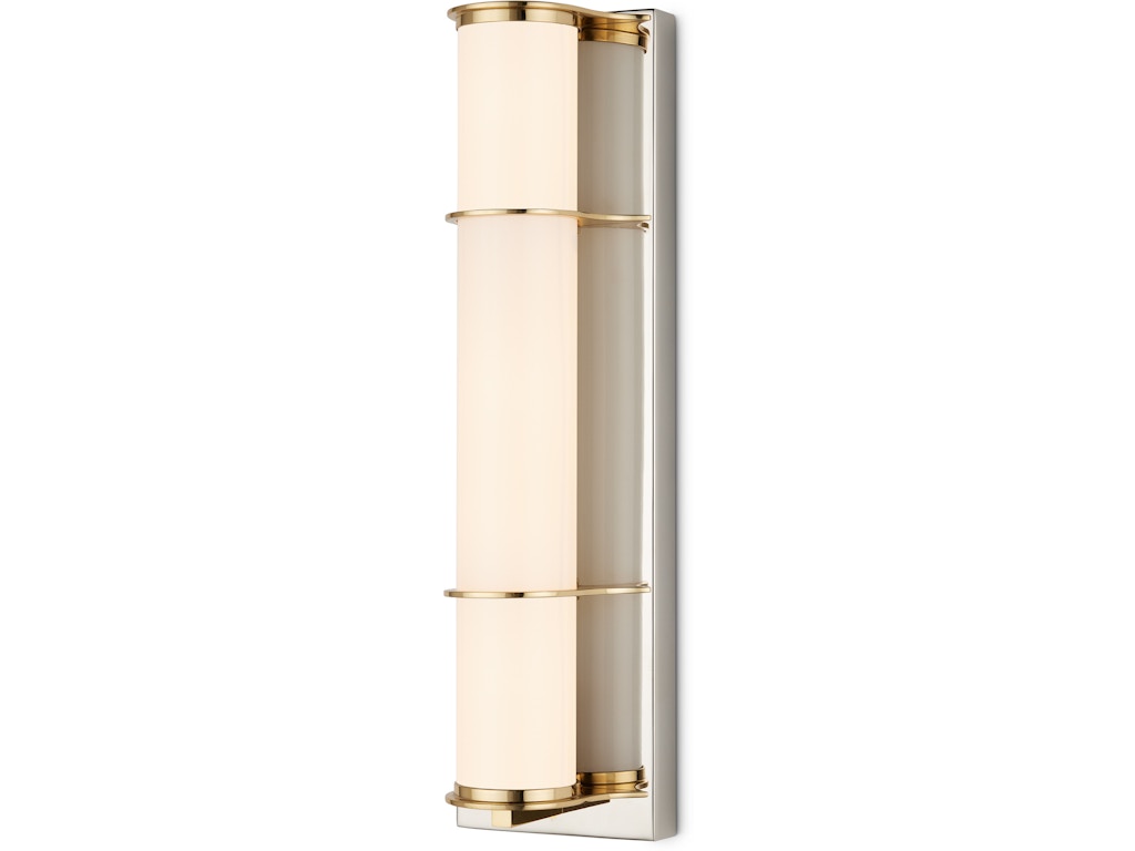 Blaine Nickel Bath Wall Sconce