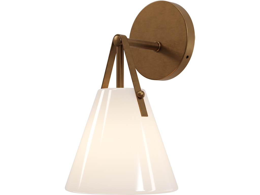 Bronwen Brass Bath Wall Sconce