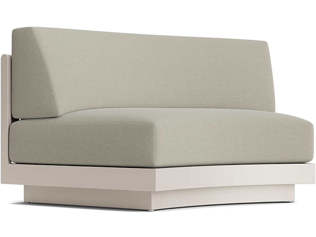 Huntley Curved Armless Chair