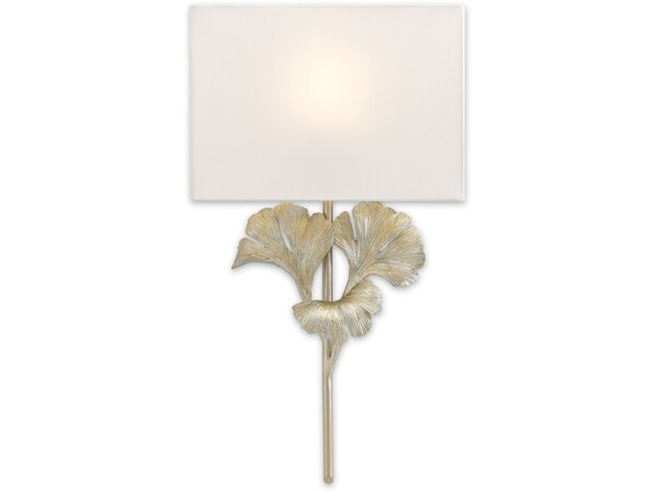 Gingko Silver Wall Sconce - Image 2