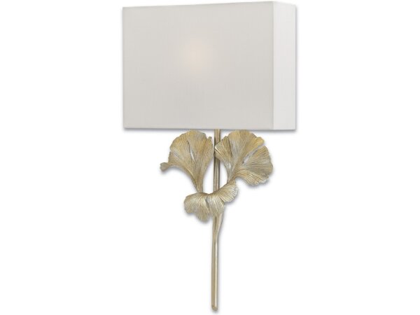 Gingko Silver Wall Sconce - Image 3