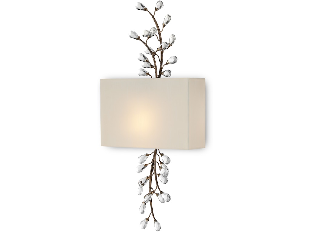 Crystal Bud Tall Wall Sconce
