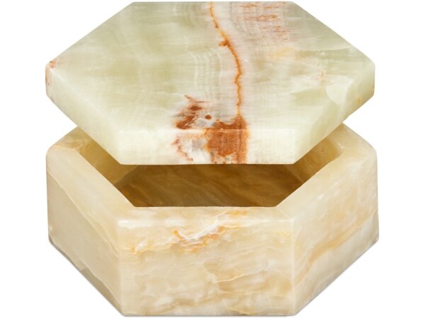 Arco Green Onyx Hexagon Box - Image 4