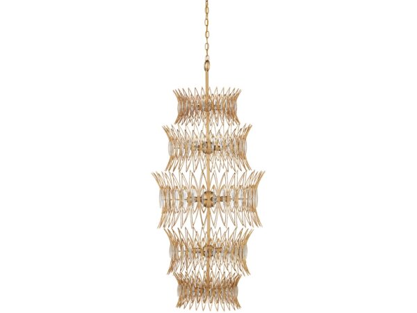 Marquise Large Gold Chandelier - Image 4