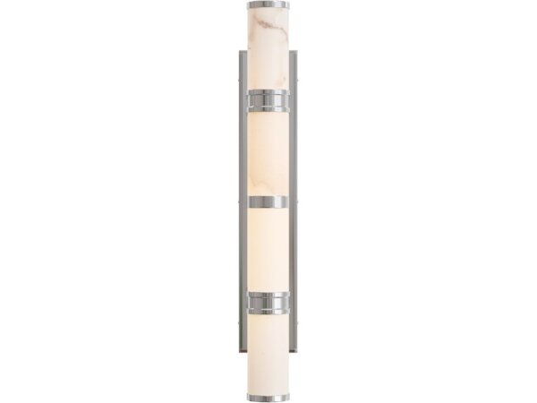 Brenham Large Nickel Wall Sconce - Image 3