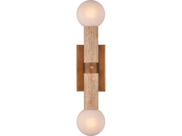 Beatrix Beige Bath Wall Sconce - Image 4