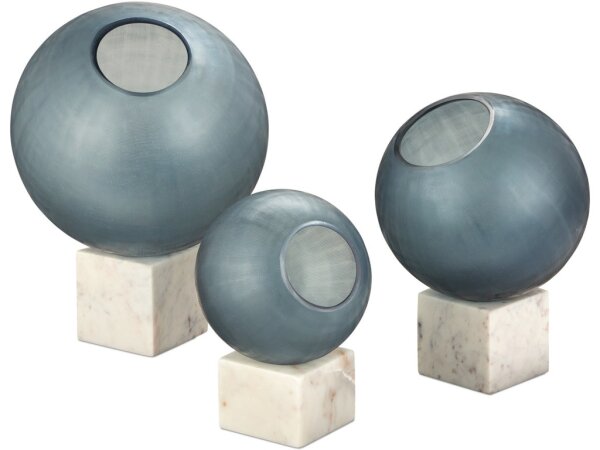 Fresno Blue Orb Set of 3 - Image 4