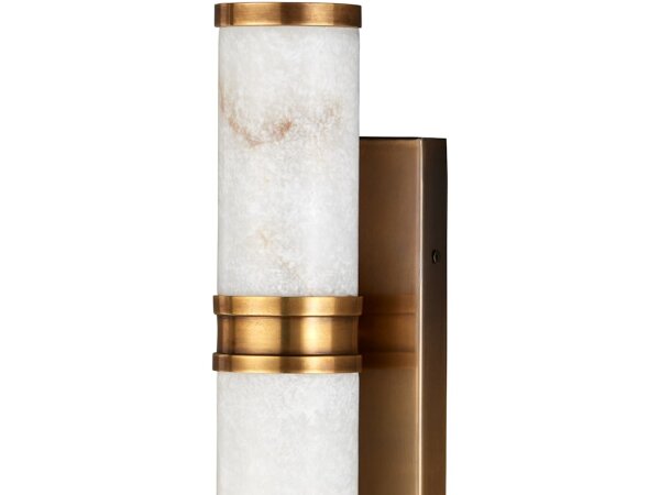 Brenham Large Brass Wall Sconce - Image 3