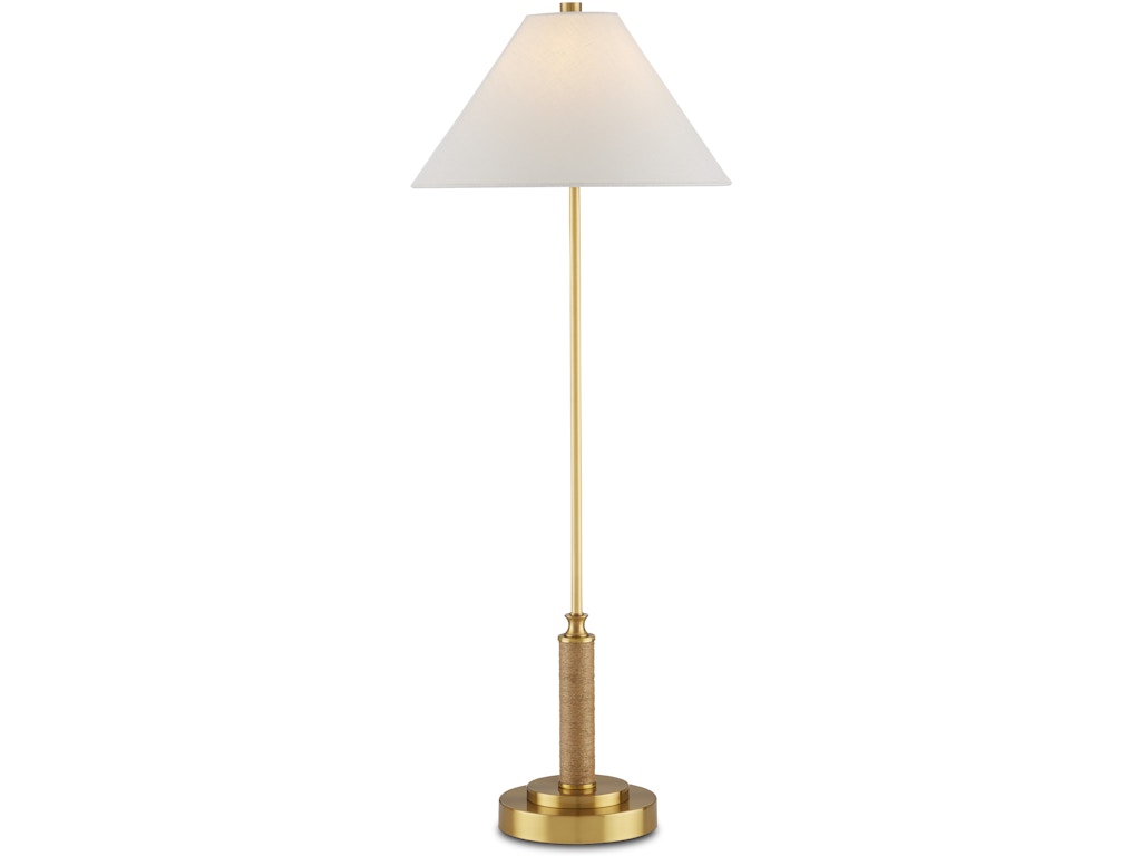 Ippolito Brass Console Lamp