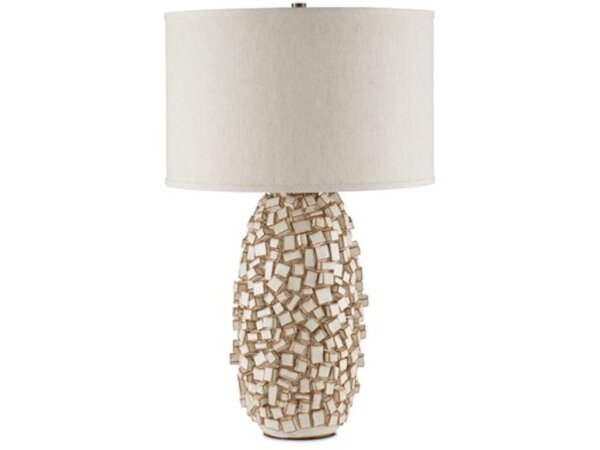 Sugar Cube Ivory Table Lamp - Image 2