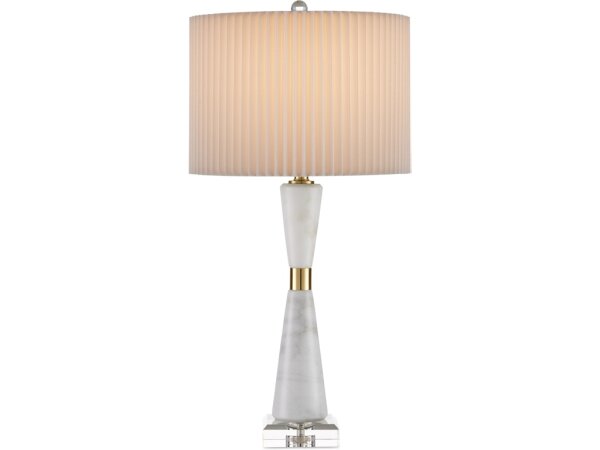 Edelmar White Table Lamp