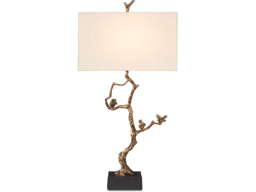 Shadows Brass Table Lamp