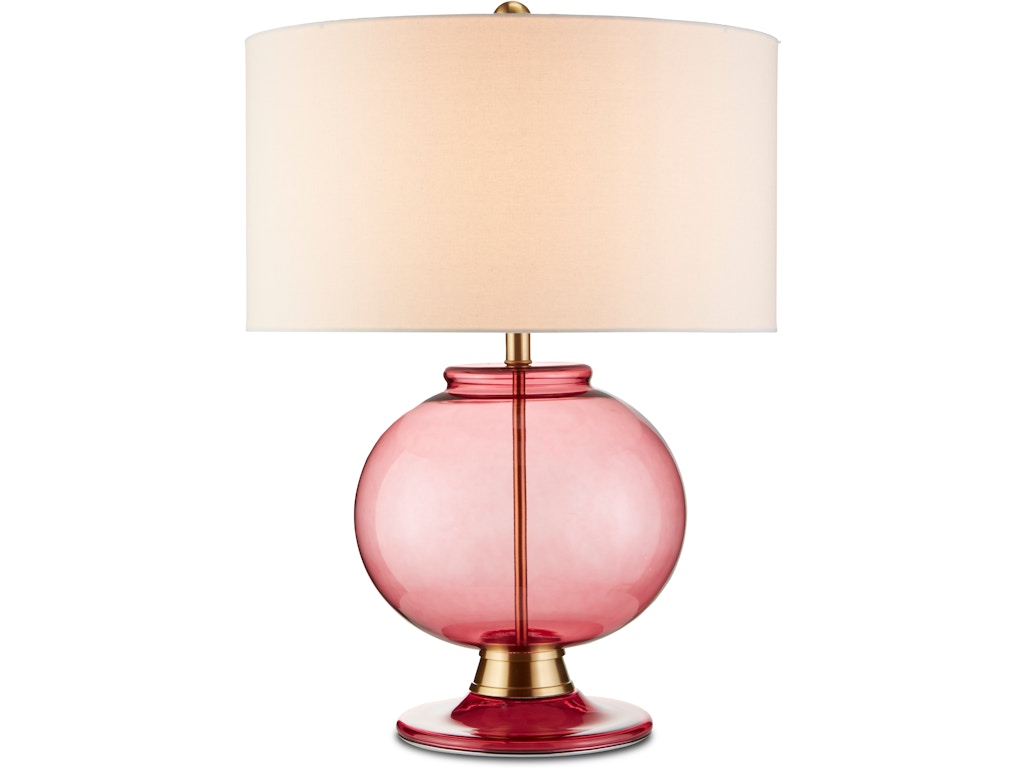 Jocasta Red Table Lamp