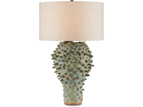 Sea Urchin Green Table Lamp