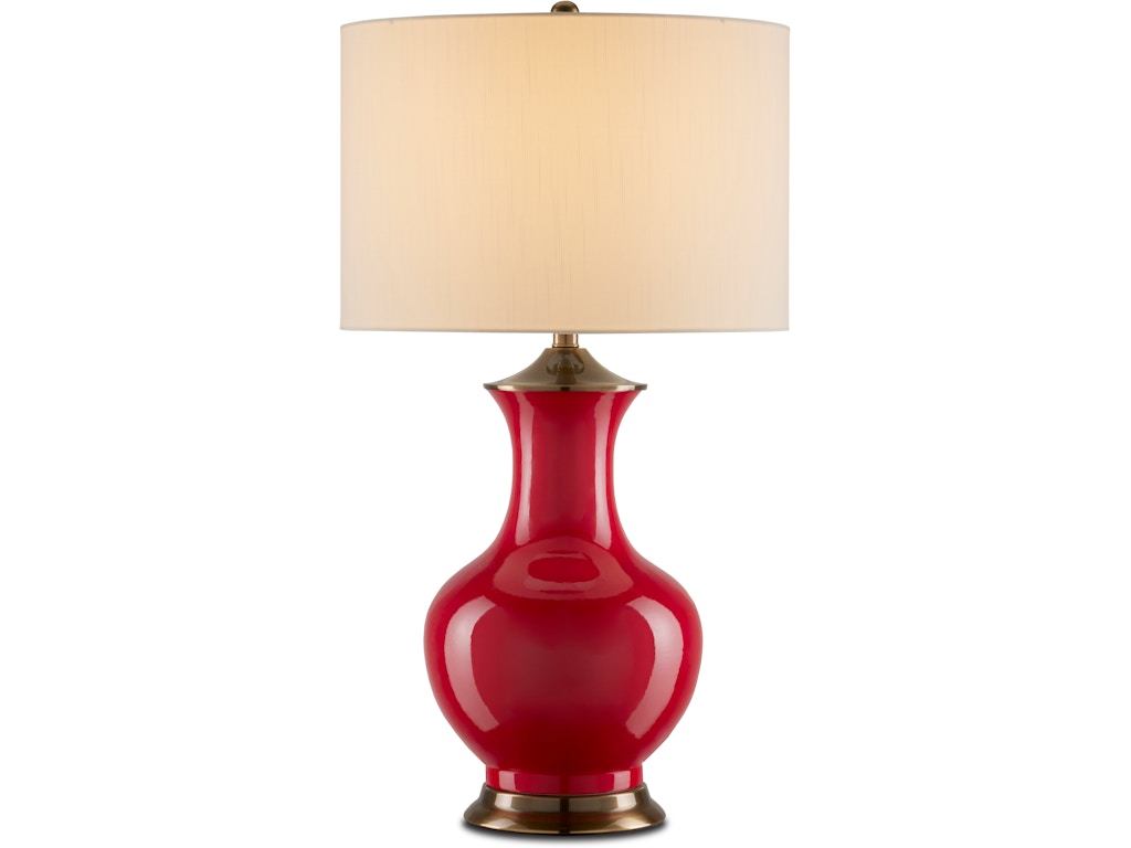 Lilou Red Table Lamp