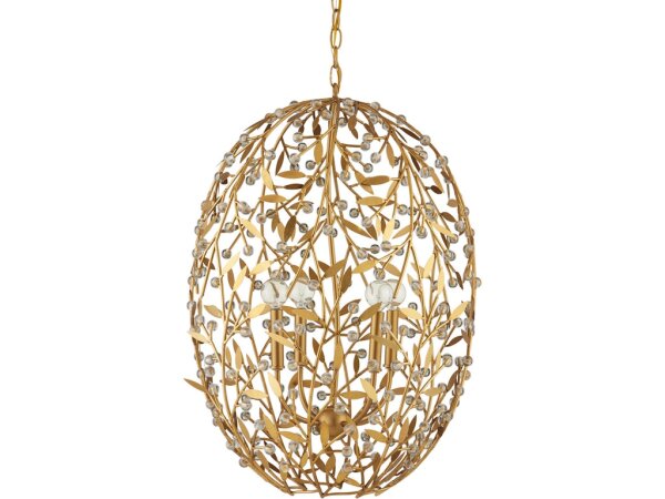 Secret Garden Gold Chandelier - Image 3
