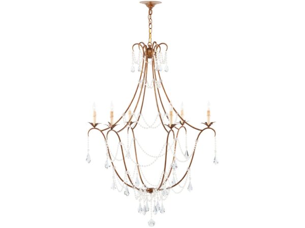 Elizabeth Gold Chandelier - Image 3