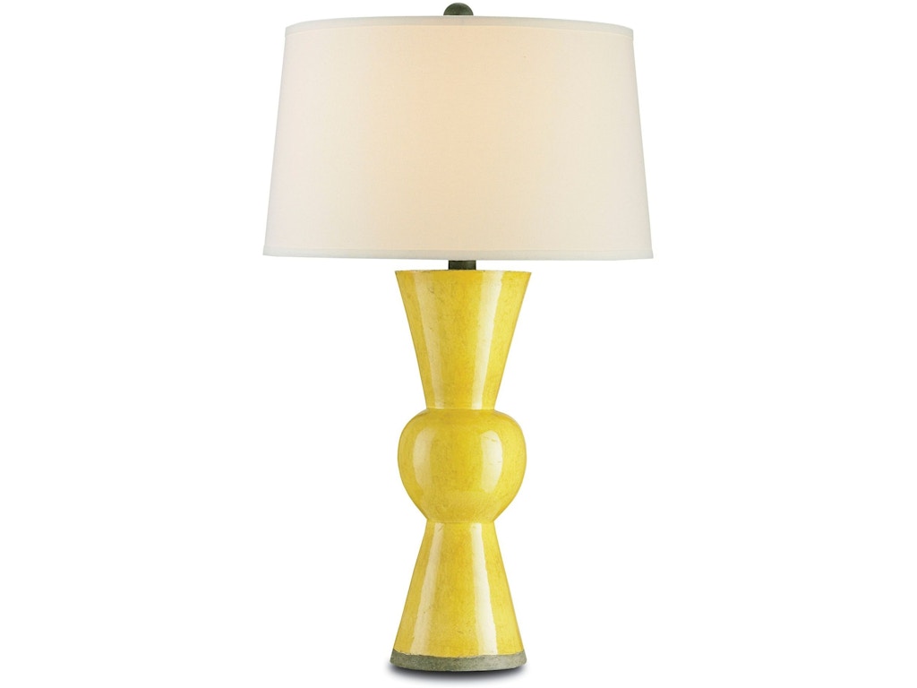 Upbeat Yellow Table Lamp