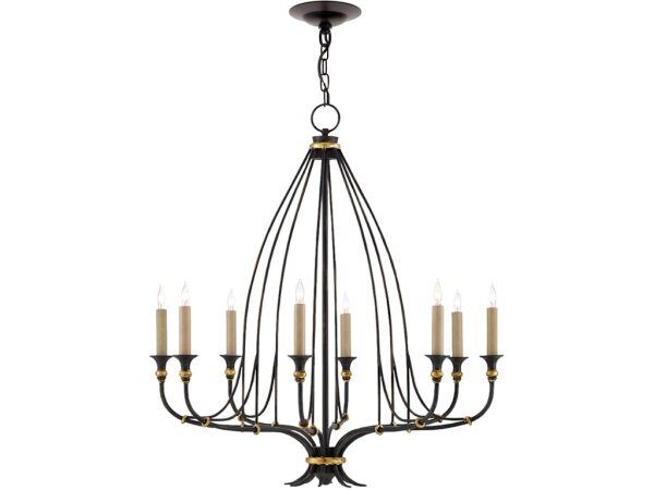Folgate Small Black Chandelier - Image 3
