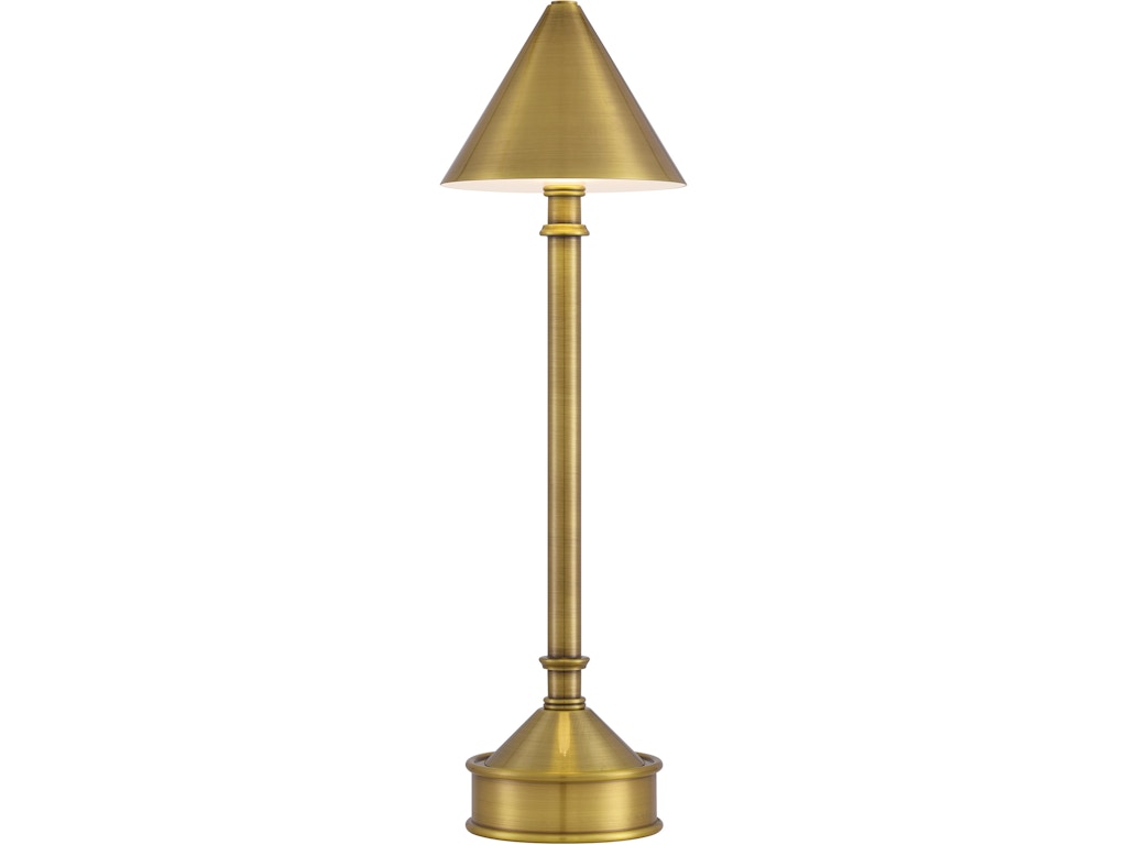Traipse Brass Cordless Table Lamp