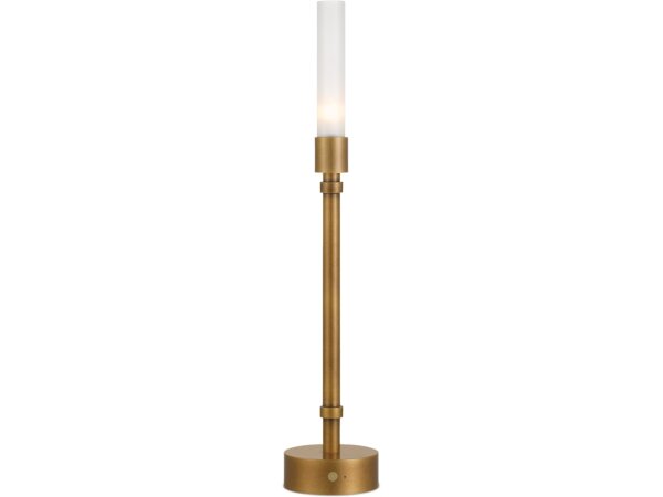 Paseo Brass Cordless Table Lamp
