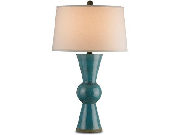 Upbeat Teal Table Lamp