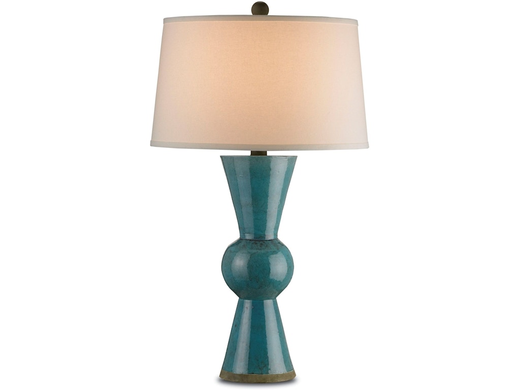 Upbeat Teal Table Lamp