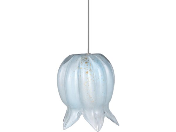 Polpo Blue 3-Light Round Multi-Drop Pendant - Image 3
